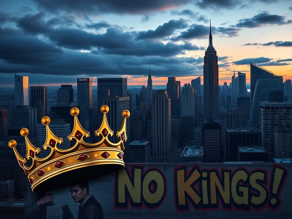 Flick International Dramatic New York City skyline at dusk showcasing wealth and power