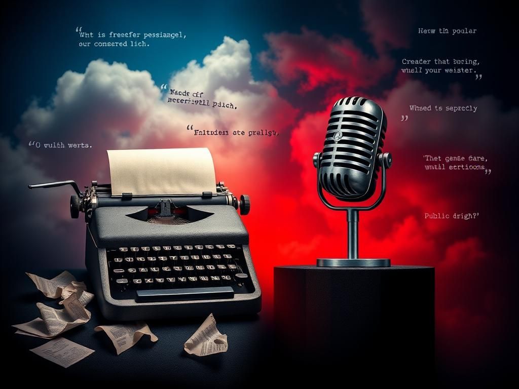 Flick International A dramatic representation of a social media clash between J.K. Rowling and Boy George.