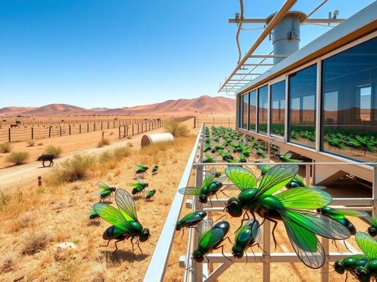 Flick International A modern fly-breeding facility in Texas designed for breeding sterile New World screwworm flies.