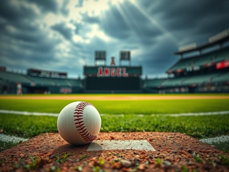 Flick International Close-up of a baseball on the ground between the pitcher's mound and home plate after a hit pitch incident