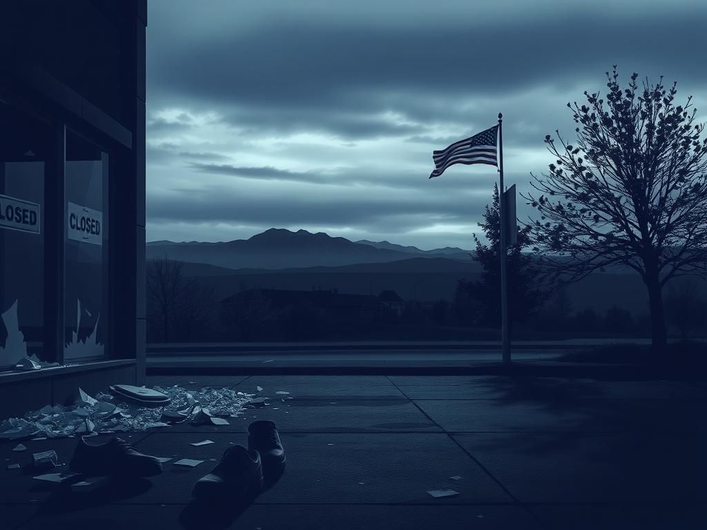 Flick International A shattered storefront in Boulder, Colorado, showcasing aftermath of a violent incident