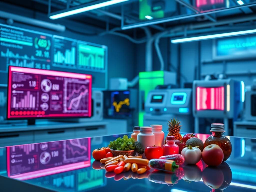 Flick International Futuristic laboratory showcasing advanced technology for health and longevity research