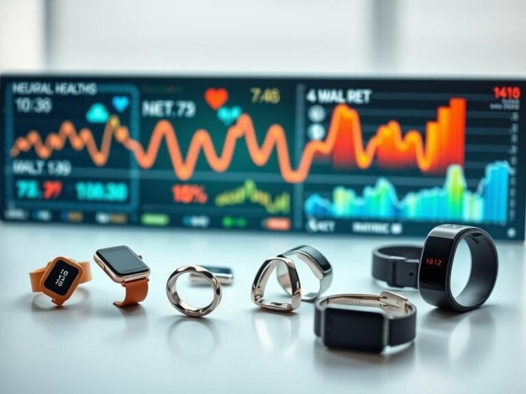 Flick International Innovative wearable health technologies including smartwatches, smart rings, and fitness trackers showcased on a modern surface.