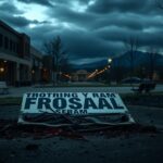 Flick International Charred pro-Israel protest sign lying in debris after terror attack in Boulder, Colorado