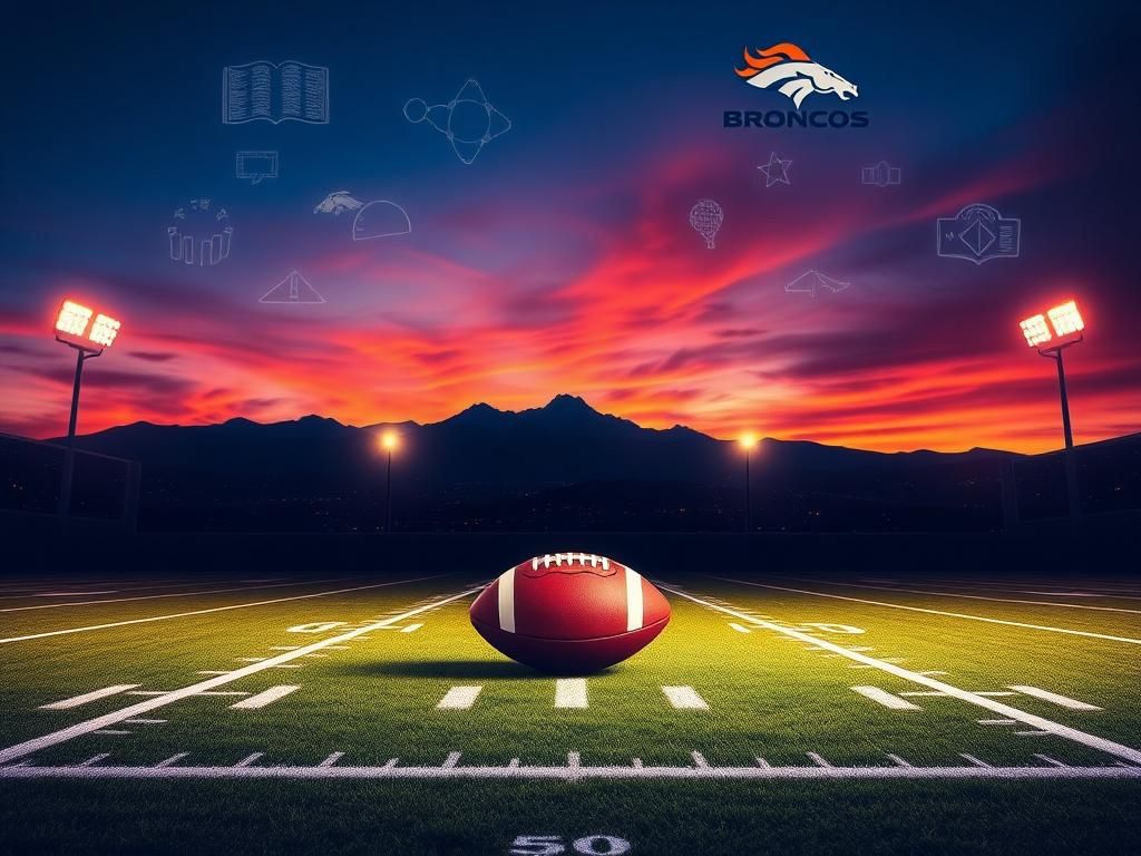 Flick International A vibrant football field at dusk, symbolizing new beginnings