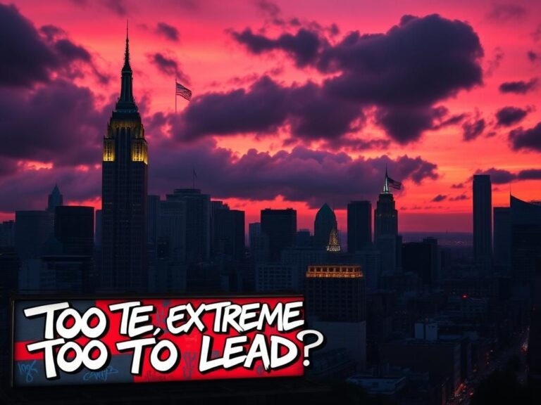 Flick International Bustling New York City skyline at dusk with City Hall silhouette