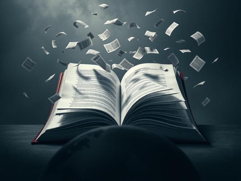 Flick International Abstract representation of a cracked book, symbolizing retraction of scholarly articles