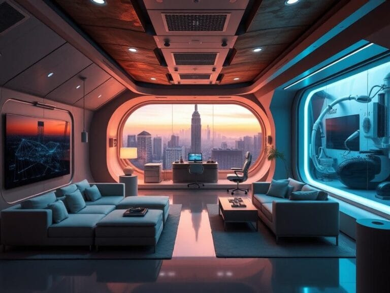 Flick International A futuristic luxury doomsday bunker with sleek design and high-end living spaces