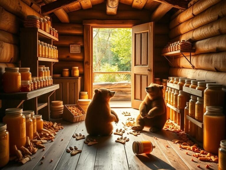 Flick International Two European brown bears feast on honey after escaping their wildlife park enclosure