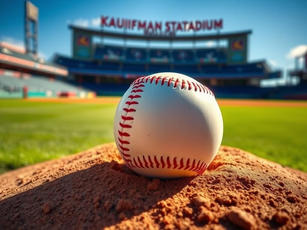 Flick International Close-up of a baseball on a pitcher's mound highlighting dirt and cleat impressions