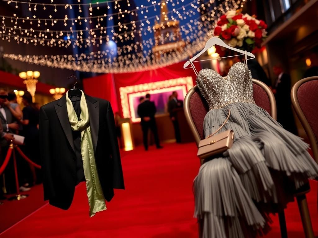 Flick International Brad Pitt and Ines de Ramon at a glamorous film premiere showcasing elegance and romance.