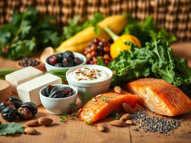 Flick International Vibrant assortment of nutrient-rich foods for stronger bones