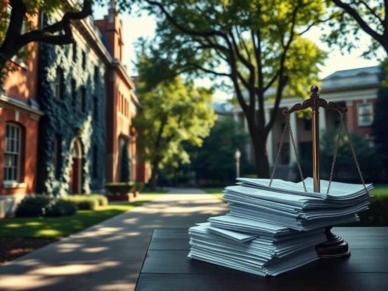 Flick International A serene academic scene on Brown University's campus highlighting tradition and institutional bloat