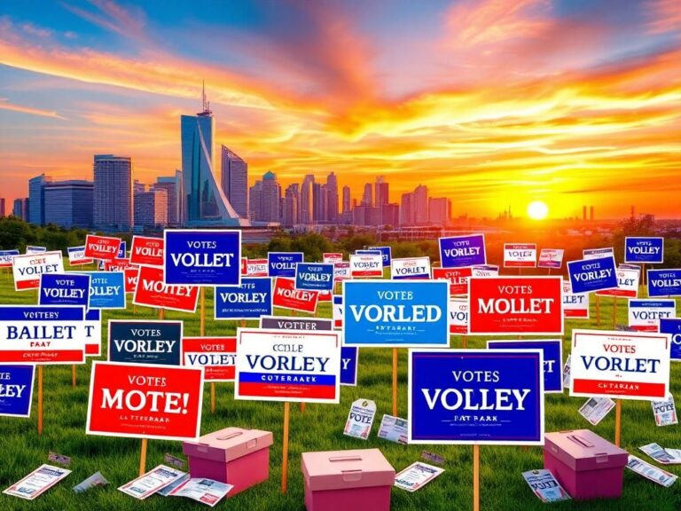 Flick International Colorful campaign signs in New Jersey's political landscape during gubernatorial primary election