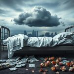 Flick International Abandoned hospital bed symbolizing healthcare crises in the U.S.