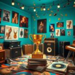 Flick International Vibrant music studio symbolizing Taylor Swift's control over her music