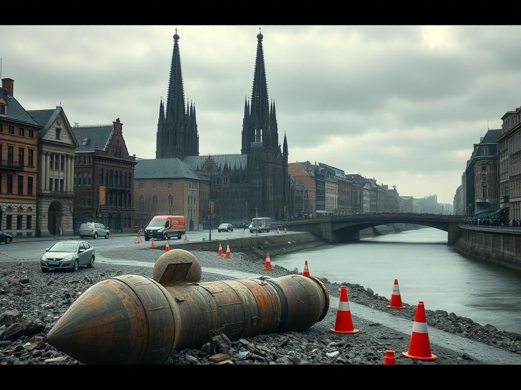 Flick International Three WWII bombs discovered in Cologne's urban landscape