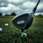 Flick International Close-up of a high-quality golf driver with a 'Nonconforming' tag on manicured grass
