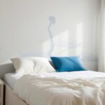 Flick International A serene bedroom setting with a neatly made bed and soft pillows, designed for optimal sleep comfort.
