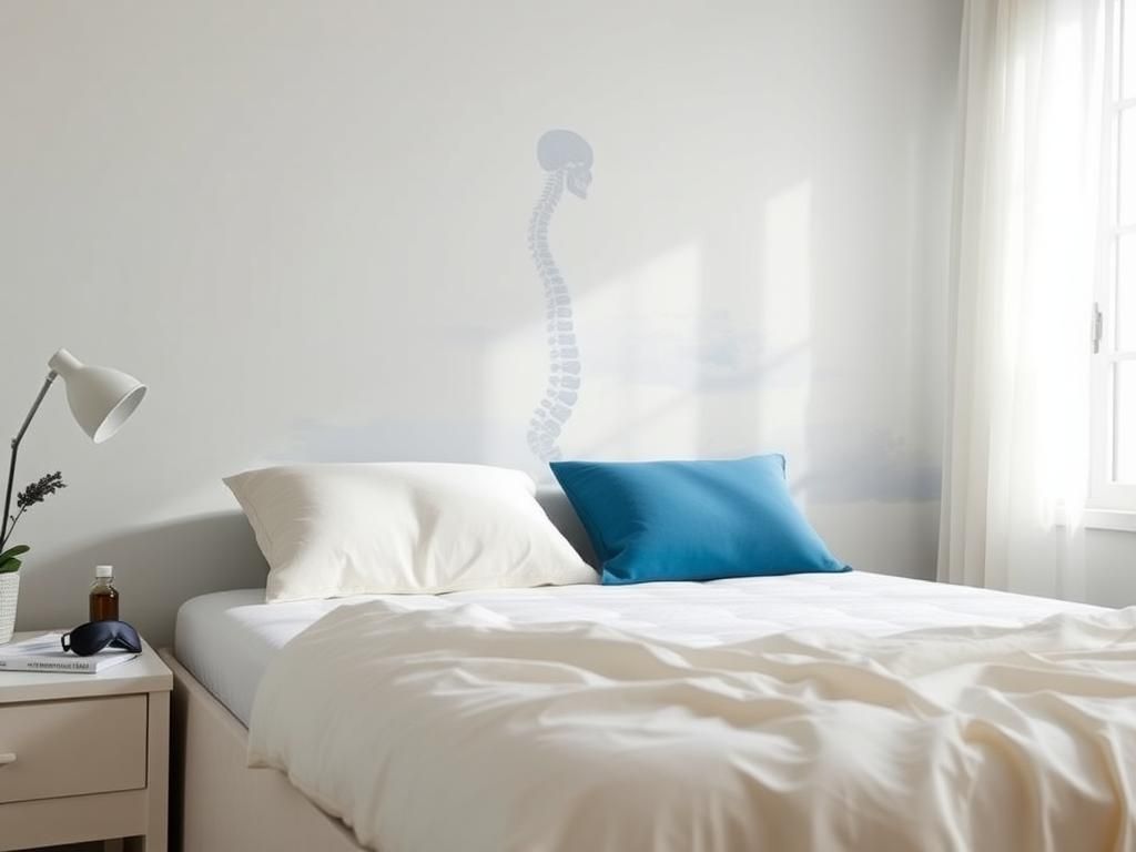 Flick International A serene bedroom setting with a neatly made bed and soft pillows, designed for optimal sleep comfort.