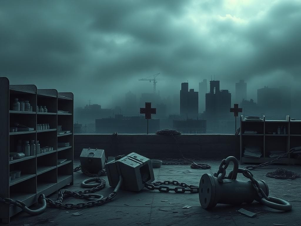 Flick International Abandoned public health clinic illustrating the impact of USAID funding cuts