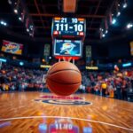 Flick International Basketball mid-air shot during Pacers' comeback victory in NBA Finals