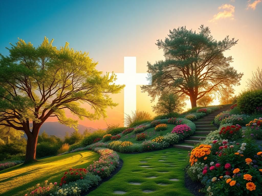 Flick International A vibrant green tree symbolizing life and renewal under soft sunlight
