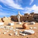 Flick International Unfinished marble sculptures and artifacts from an ancient workshop on Paros