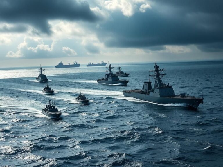 Flick International NATO naval exercise featuring military vessels in the Baltic Sea