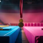 Flick International A dynamic comparison of men's and women's gymnastics arenas highlighting gender competition in sports