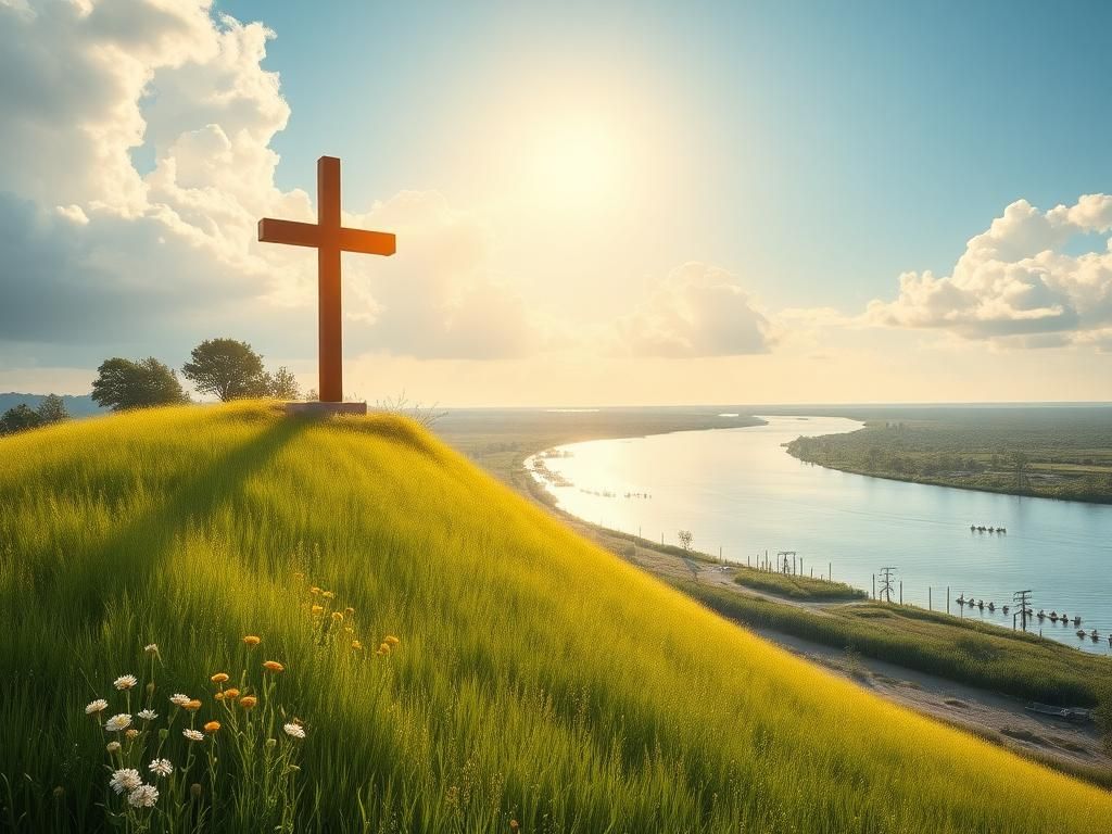 Flick International Serene Texas landscape showcasing hope and healing after devastating floods