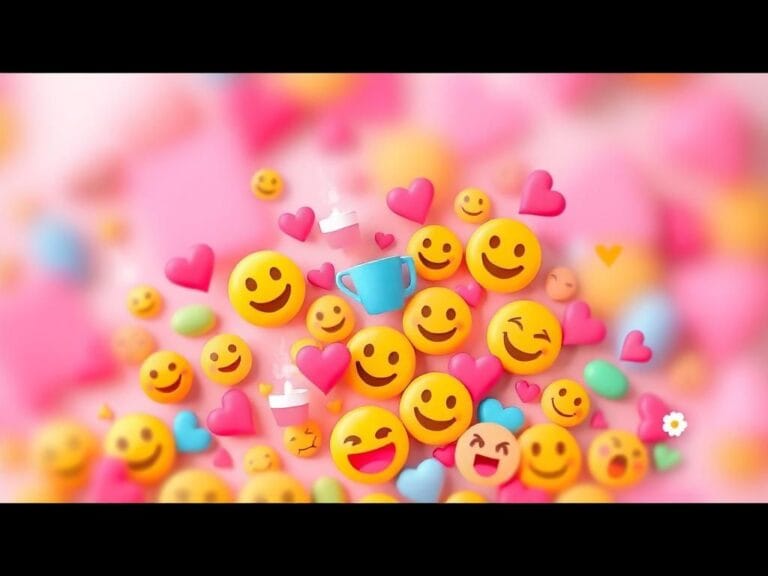 Flick International A vibrant collection of colorful emojis portraying warmth and connection