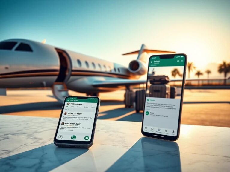 Flick International Luxurious private jet parked on tarmac with door open, symbolizing exclusive travel options for wealthy flyers