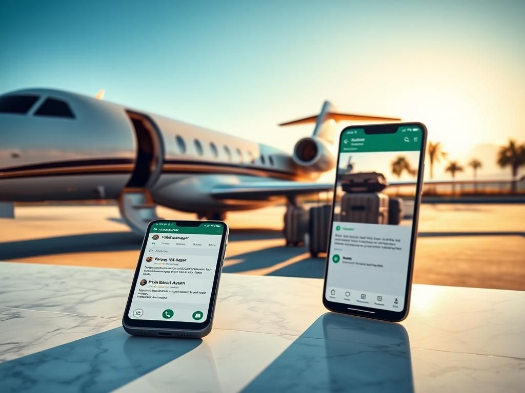 Flick International Luxurious private jet parked on tarmac with door open, symbolizing exclusive travel options for wealthy flyers