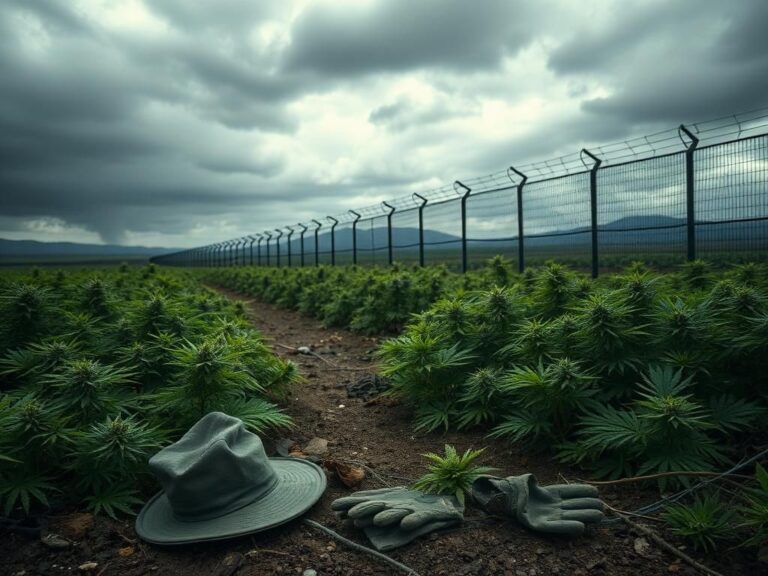 Flick International Abandoned belongings on a cannabis farm symbolizing loss and urgency