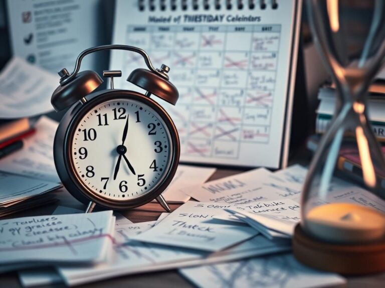 Flick International Close-up of a vintage alarm clock with hands at 10:10, representing time blindness and urgency.