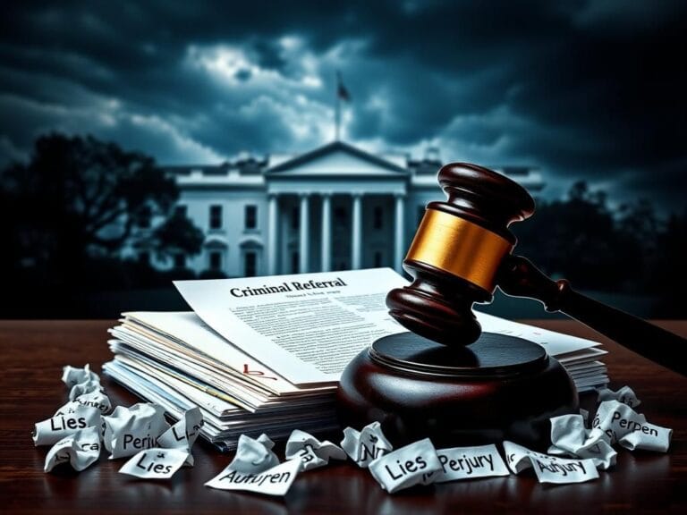 Flick International Gavel resting on legal documents symbolizing accountability in politics