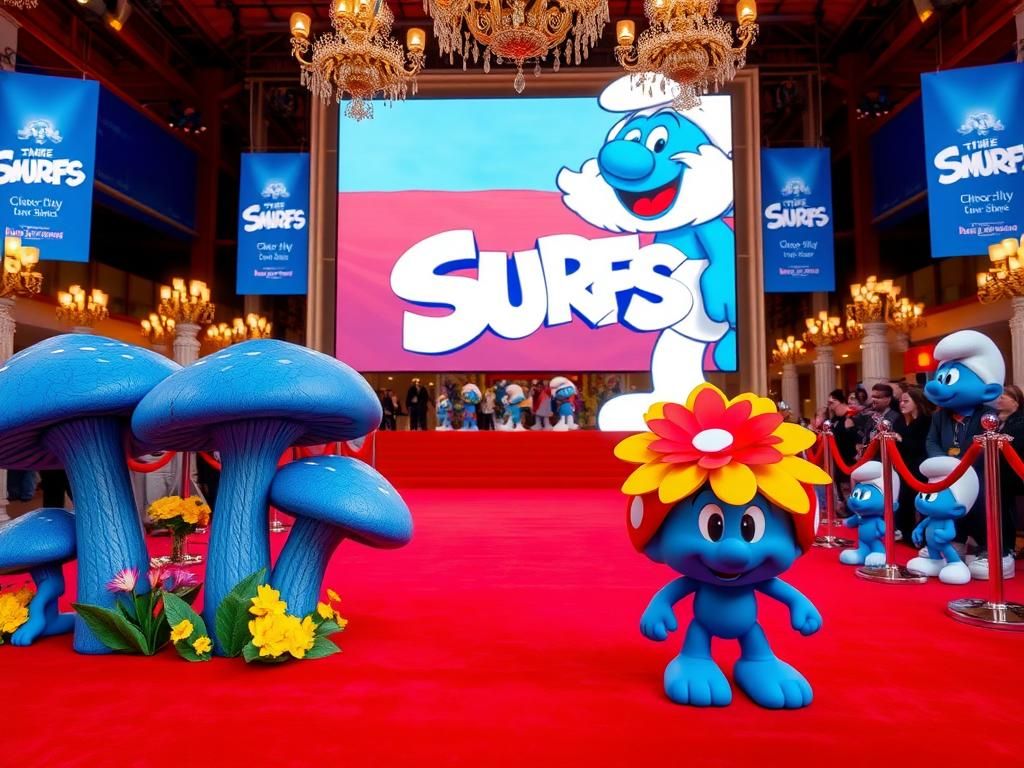 Flick International Vibrant red carpet scene celebrating John Goodman's weight loss transformation