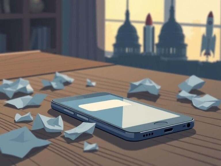 Flick International A smartphone on a wooden table displaying an unopened text message bubble