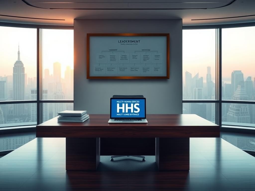 Flick International Modern HHS office space symbolizing leadership change