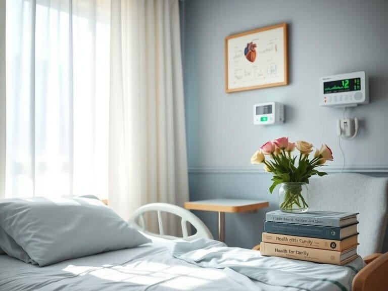 Flick International Serene hospital room with natural light and flowers symbolizing hope