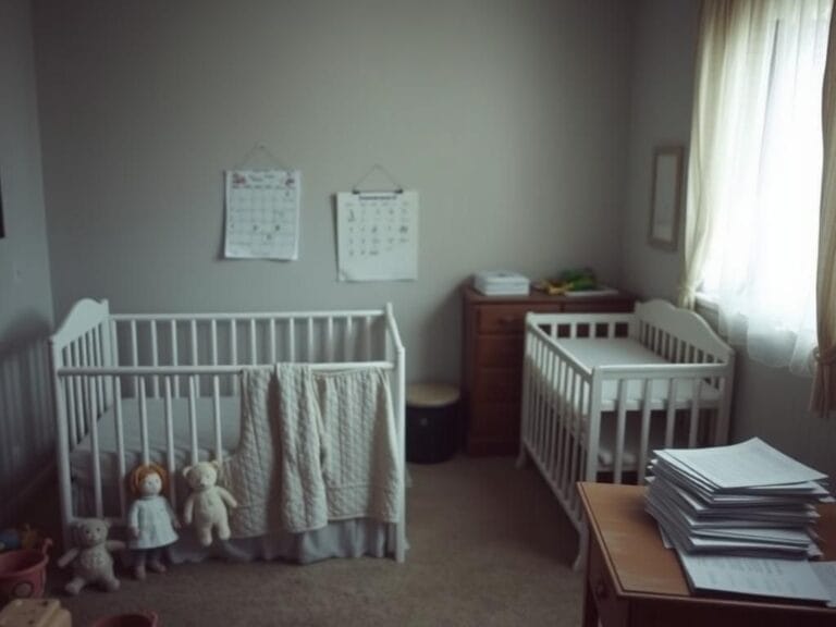 Flick International Empty nursery room highlighting concern in a surrogacy investigation