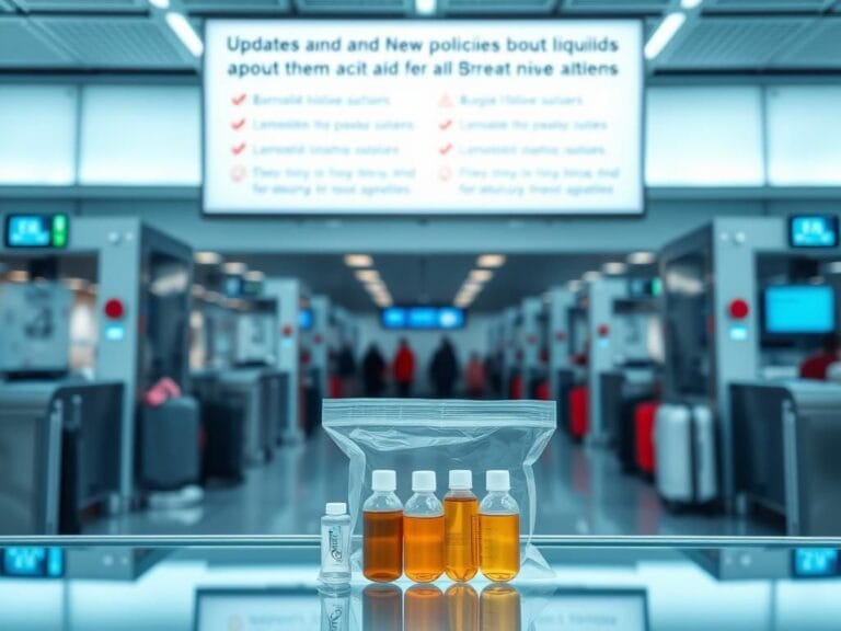 Flick International A modern airport security checkpoint showcasing organized luggage lines and transparent scanners