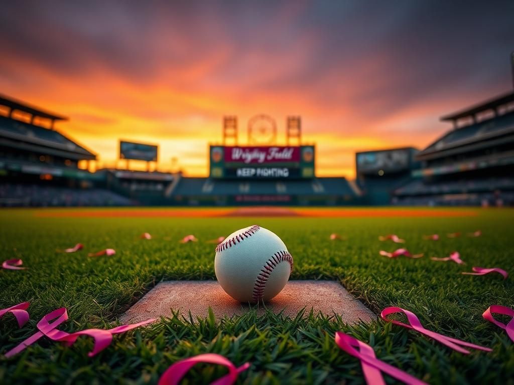 Flick International Empty baseball field at sunset symbolizing hope and resilience