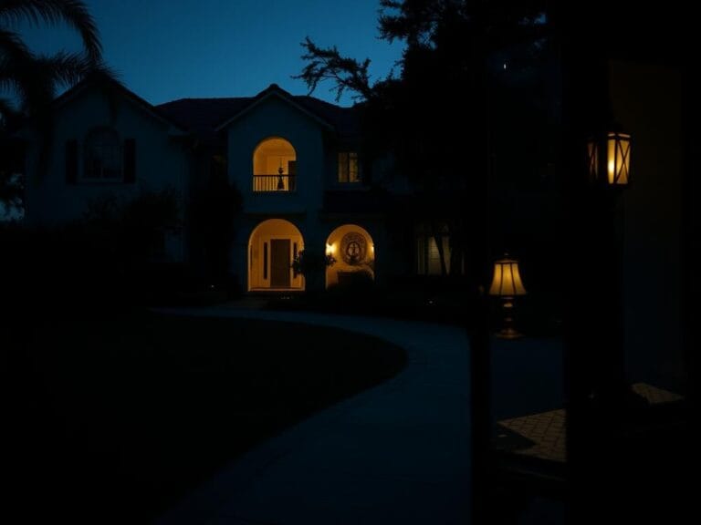 Flick International Dimly lit suburban home in Encino, California, at dusk, hinting at an ongoing investigation