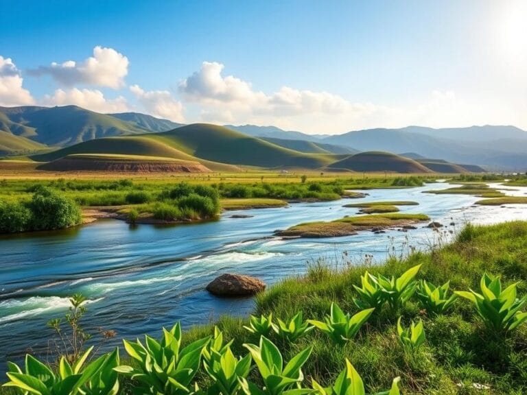 Flick International Tranquil Mexican landscape with a flowing river symbolizing healing for veterans