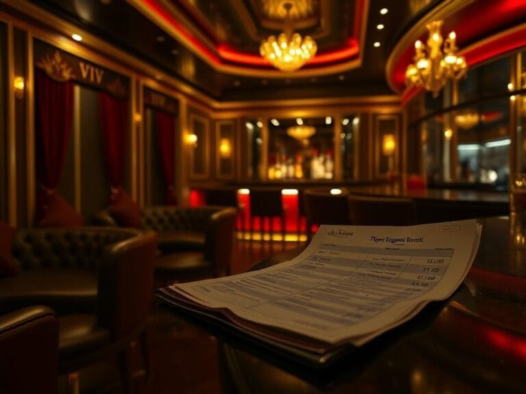 Flick International Dimly lit interior of a luxurious strip club with elegant decor