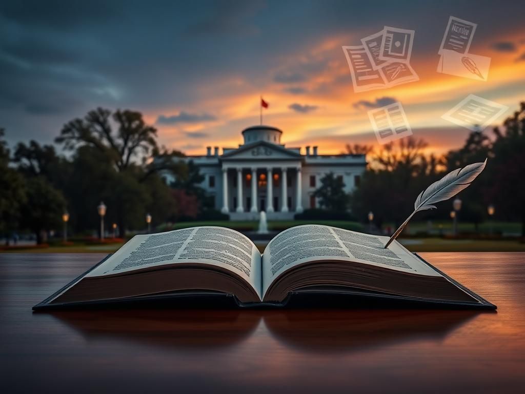 Flick International Grand Heritage Foundation building surrounded by softly lit trees and peaceful garden