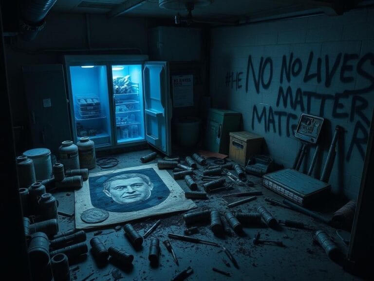 Flick International Dimly lit garage filled with pipe bombs and explosive devices