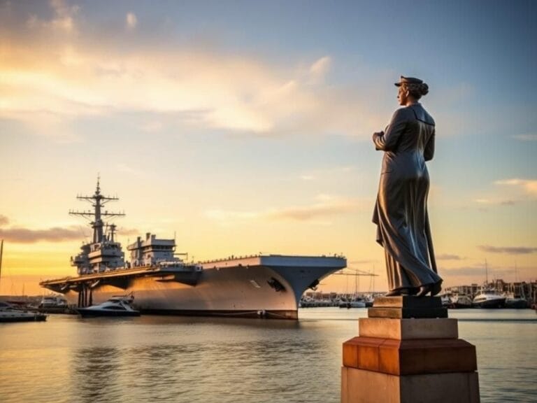 Flick International The USS Midway museum ship showing damage from a collision with a private vessel in San Diego.
